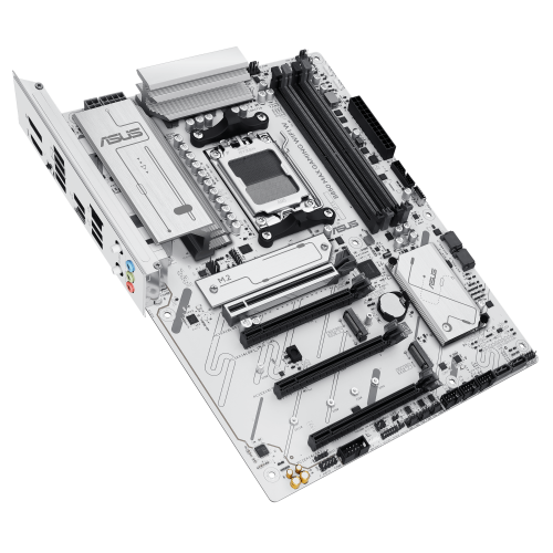ASUS B850 MAX GAMING WIFI W Blanco con Zócalo AM5 ASUS B850 MAX GAMING WIFI W Blanco con Zócalo AM5
