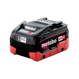 Metabo Batería 625368000 Ion Litio de Alta Densidad LiHD 18V 5.5Ah Pack Negro Rojo