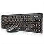 A4-Tech 7100N Conjunto de Teclado y Ratón Inalámbrico Negro