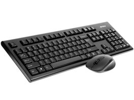 A4-Tech 7100N Conjunto de Teclado y Ratón Inalámbrico Negro