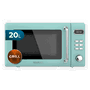 Cecotec ProClean 5110 Retro Green Microondas de 20 L con Grill