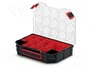 KISTENBERG TAGER 30 Contenedor con particiones Negro