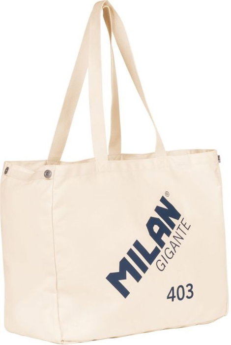 Milan Tote Bag Gigante 403 Since 1918 Beige