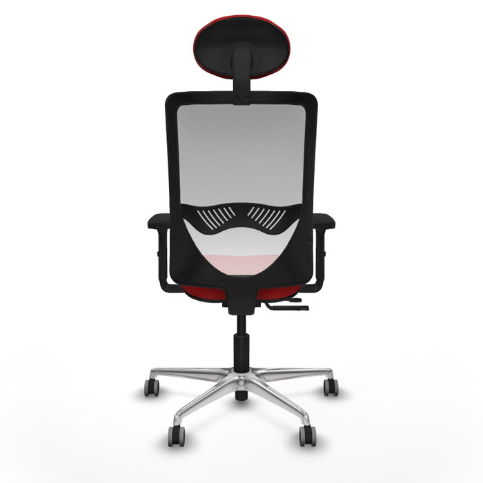 PIQUERAS Y CRESPO Silla de oficina Zulema con mecanismo Sincro/Traslack Rojo y Blanco PIQUERAS Y CRESPO Silla de oficina Zulema con mecanismo Sincro/Traslack Rojo y Blanco