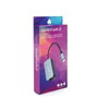Nanocable Conversor USB-C 3.2 GEN1 a Ethernet 2.5G, Aluminio, Gris, 15 cm
