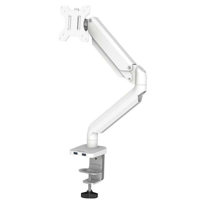 Fellowes Platinum Series Soporte de Monitor Blanco con Muelle a Gas y USB