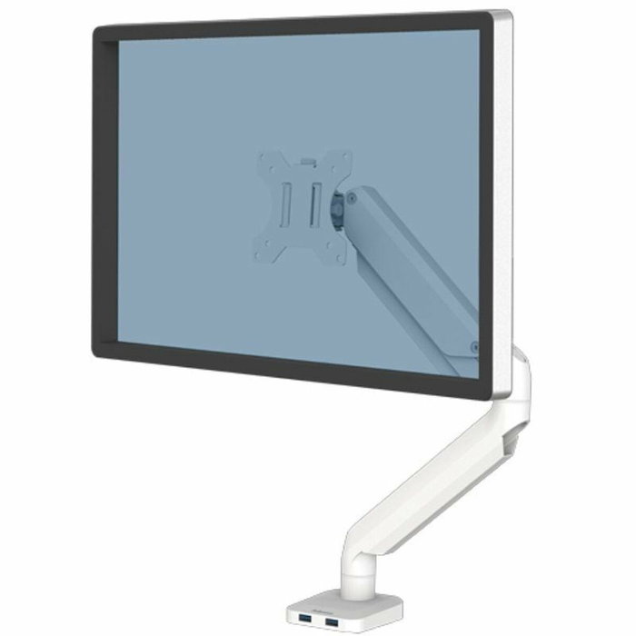 Fellowes Platinum Series Soporte de Monitor Blanco con Muelle a Gas y USB