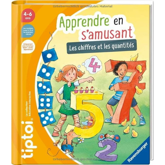 Ravensburger tiptoi Aprendiendo divirtiéndose: Números y cantidades Ravensburger tiptoi Aprendiendo divirtiéndose: Números y cantidades