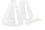 DKD Home Decor Set de Aceitera y Vinagrera de Borosilicato de 2 Piezas, Transparente