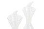DKD Home Decor Set de Aceitera y Vinagrera de Borosilicato de 2 Piezas, Transparente