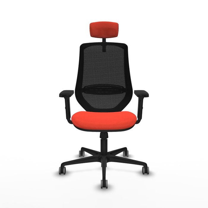 PIQUERAS Y CRESPO Silla de oficina Mardos con mecanismo Sincro, Naranja oscuro y Negro PIQUERAS Y CRESPO Silla de oficina Mardos con mecanismo Sincro, Naranja oscuro y Negro