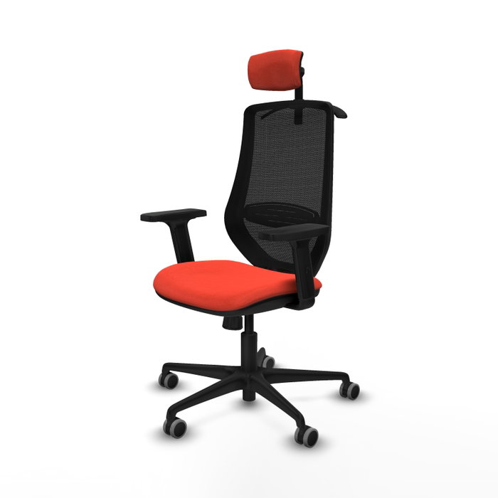 PIQUERAS Y CRESPO Silla de oficina Mardos con mecanismo Sincro, Naranja oscuro y Negro PIQUERAS Y CRESPO Silla de oficina Mardos con mecanismo Sincro, Naranja oscuro y Negro