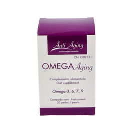 ANTI AGING Omega Aging 30 Perlas Complemento Nutricional Ácidos Grasos Poliinsaturados