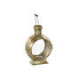 DKD Home Decor Farola de Metal y Cristal Dorado 34x20x46 cm