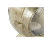 DKD Home Decor Farola de Metal y Cristal Dorado 34x20x46 cm