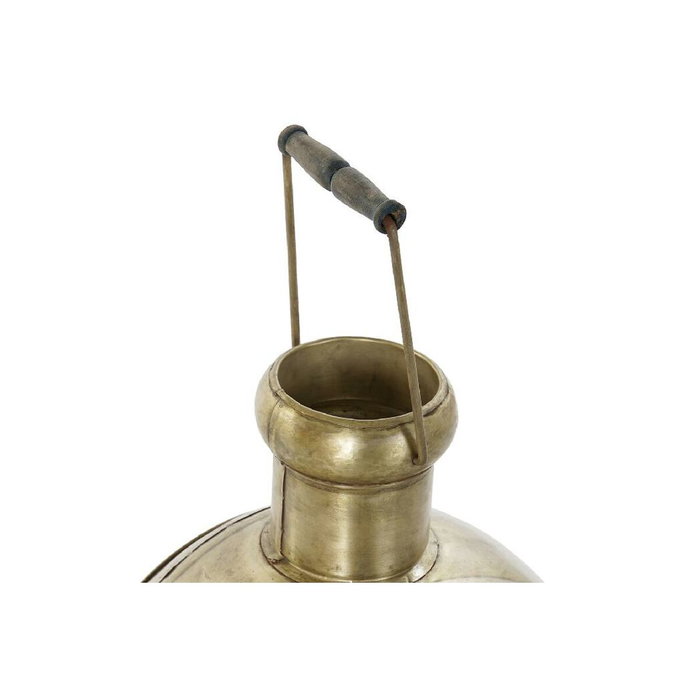 DKD Home Decor Farola de Metal y Cristal Dorado 34x20x46 cm DKD Home Decor Farola de Metal y Cristal Dorado 34x20x46 cm