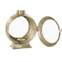 DKD Home Decor Farola de Metal y Cristal Dorado 34x20x46 cm