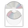 Herma Fundas de papel para CD/DVD blancas 124x124 mm (100 unidades)