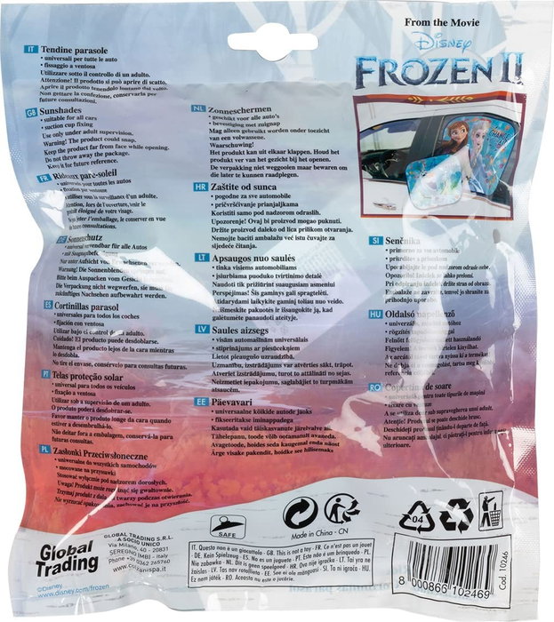 Licensing Par de Cortinas Laterales Disney Frozen 2 44x35cm