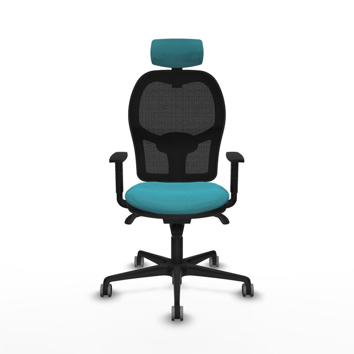 PIQUERAS Y CRESPO Silla de oficina Jorquera Turquesa y Negro PIQUERAS Y CRESPO Silla de oficina Jorquera Turquesa y Negro