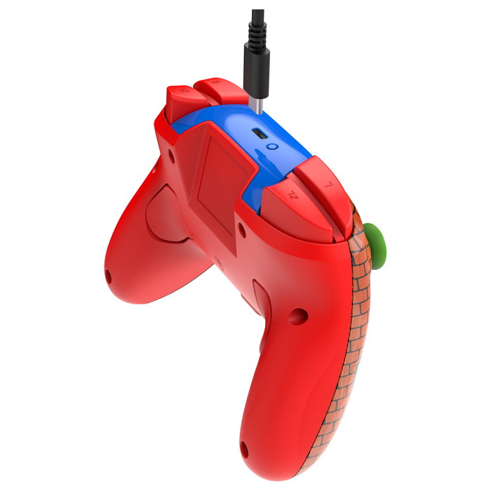 Turtle Beach Rematch Wireless - Mando inalámbrico para Nintendo Switch, Switch 2, Lite & OLED con diseño Mario Bricks, botones programables, USB-C y 40h autonomía