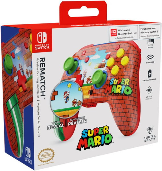 Turtle Beach Rematch Wireless NS Mario Bricks Reveal Turtle Beach Rematch Wireless NS Mario Bricks Reveal