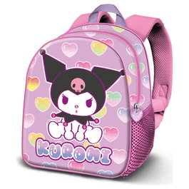 KARACTERMANIA Mochila 3D Hearts Kuromi Hello Kitty 31cm