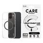 PanzerGlass CARE Case Flagship Black con MagSafe para iPhone 16, Transparente con bordes Negros, MIL-STD-810H, Policarbonato 100% Reciclado