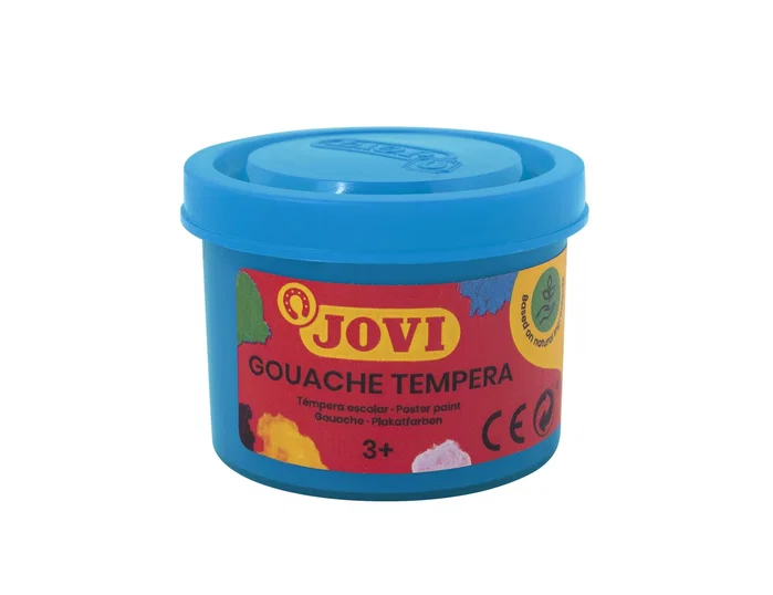 Jovi Tempera escolar azul cian 35 ml