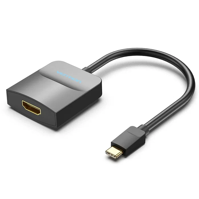 Vention Adaptador USB-C Macho a HDMI Hembra TDCBB 4K 30Hz Negro Vention Adaptador USB-C Macho a HDMI Hembra TDCBB 4K 30Hz Negro