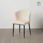 Silla Blanco Tejido-Metal Contract 52,50 X 55 X 80 cm (Set de 2)