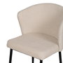 Silla Blanco Tejido-Metal Contract 52,50 X 55 X 80 cm (Set de 2)