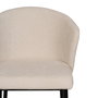 Silla Blanco Tejido-Metal Contract 52,50 X 55 X 80 cm (Set de 2)