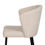 Silla Blanco Tejido-Metal Contract 52,50 X 55 X 80 cm (Set de 2)