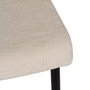 Silla Blanco Tejido-Metal Contract 52,50 X 55 X 80 cm (Set de 2)