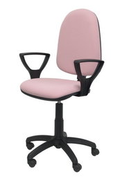 PIQUERAS Y CRESPO Silla de oficina Aýna con mecanismo de contacto permanente, Rosa pálido