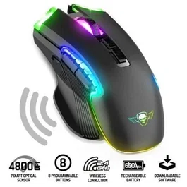 Spirit of Gamer Elite M70 Ratón Gaming Inalámbrico Recargable 4800 DPI