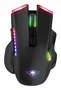 Spirit of Gamer ELITE M70 Ratón Gaming Inalámbrico Bluetooth + RF Óptico 4800 DPI 8 Botones Programables RGB Ergonómico para Mano Derecha Batería Recargable