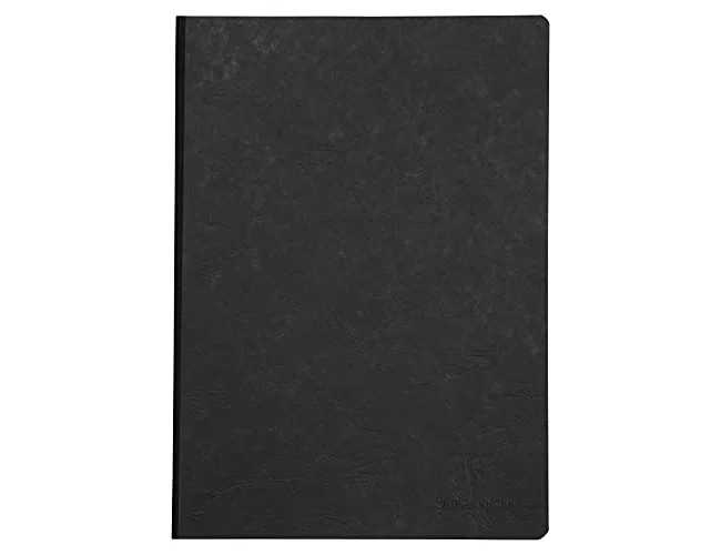 Clairefontaine Libreta Age-Bag Tapa Cartulina Negra 96 Hojas Cuadriculada