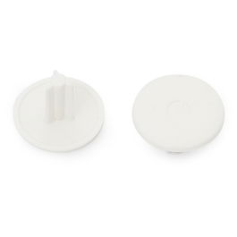 ITALIANA FERRAMENTA J12 Tapon Plástico Ø15 Gris P/Target Acabado Blanco (Set de 1000)