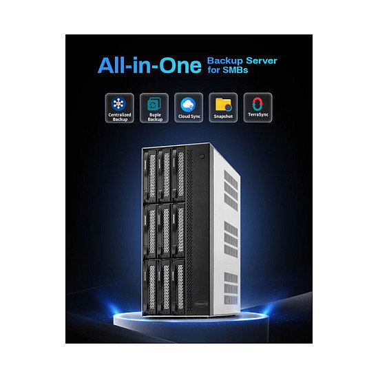 TerraMaster T9-500 Pro NAS de 9 bahías con Intel Core i7 y 16 GB DDR5 TerraMaster T9-500 Pro NAS de 9 bahías con Intel Core i7 y 16 GB DDR5