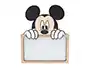 Wondee Lámpara Personalizable de Madera con Diseño Mickey, Alimentación por Batería, Flujo Luminoso 60 lm