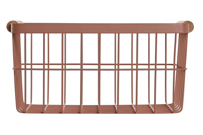 DKD Home Decor Cesta Metal Pino 29x20x14,5 Surtido de 2 unidades DKD Home Decor Cesta Metal Pino 29x20x14,5 Surtido de 2 unidades