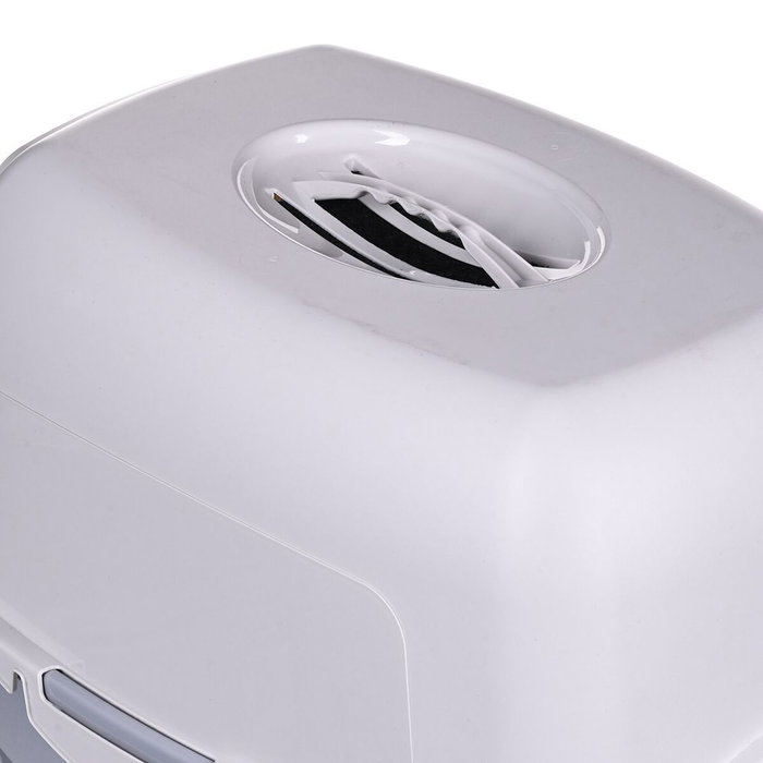 Arenero para Gatos Diamentiq 4004508810DIA Blanco Gris Plástico 40 x 38,7 x 55,5 cm