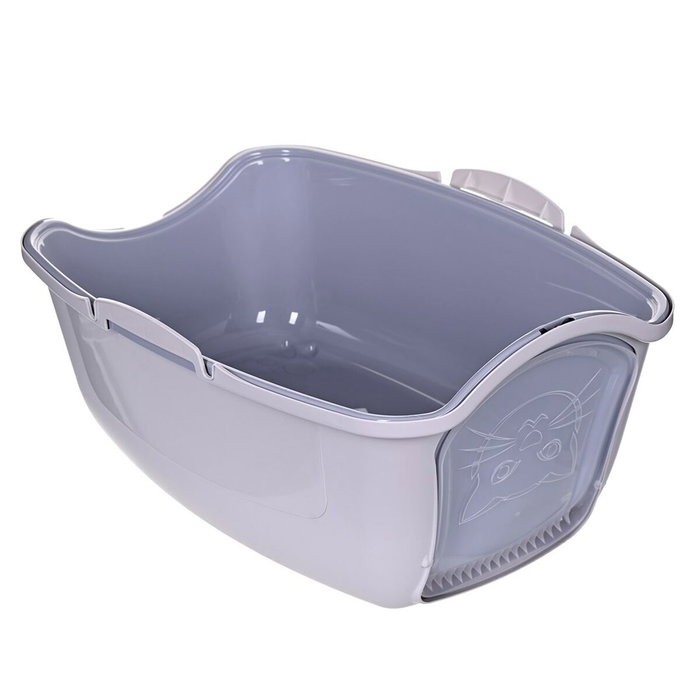 Arenero para Gatos Diamentiq 4004508810DIA Blanco Gris Plástico 40 x 38,7 x 55,5 cm