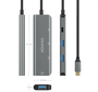 Aisens Hub USB-C 3.2 Gen2 10Gbps con 3xUSB-A y 1xUSB-C Gris