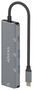 Aisens Hub USB-C 3.2 Gen2 10Gbps con 3xUSB-A y 1xUSB-C Gris