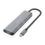 Aisens Hub USB 3.2 Gen 2 10G con 1x USB-C y 3x USB-A, Gris