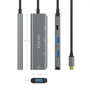 Aisens Hub USB-C 3.2 Gen2 10Gbps con 3xUSB-A y 1xUSB-C Gris