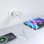 Aisens Cargador GaN 25W con USB-C PD3.0 y USB-A QC3.0, Blanco